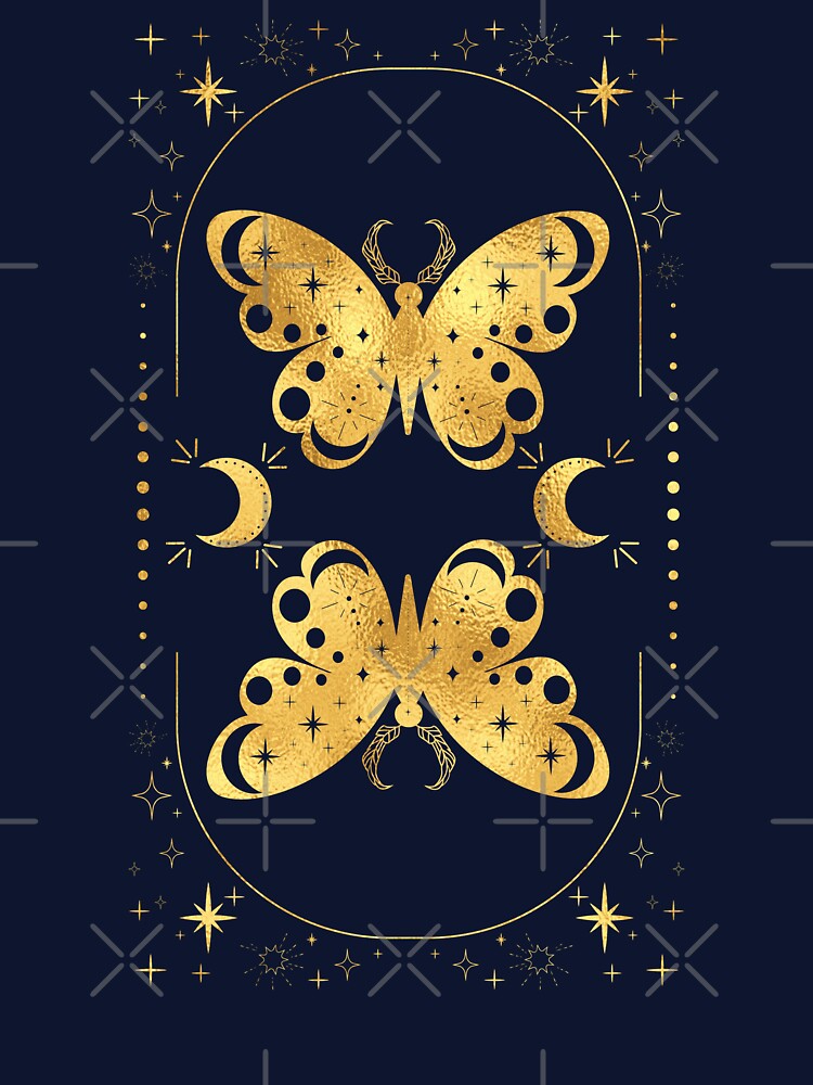 Celestial Gold Butterflies by xWiseGirl