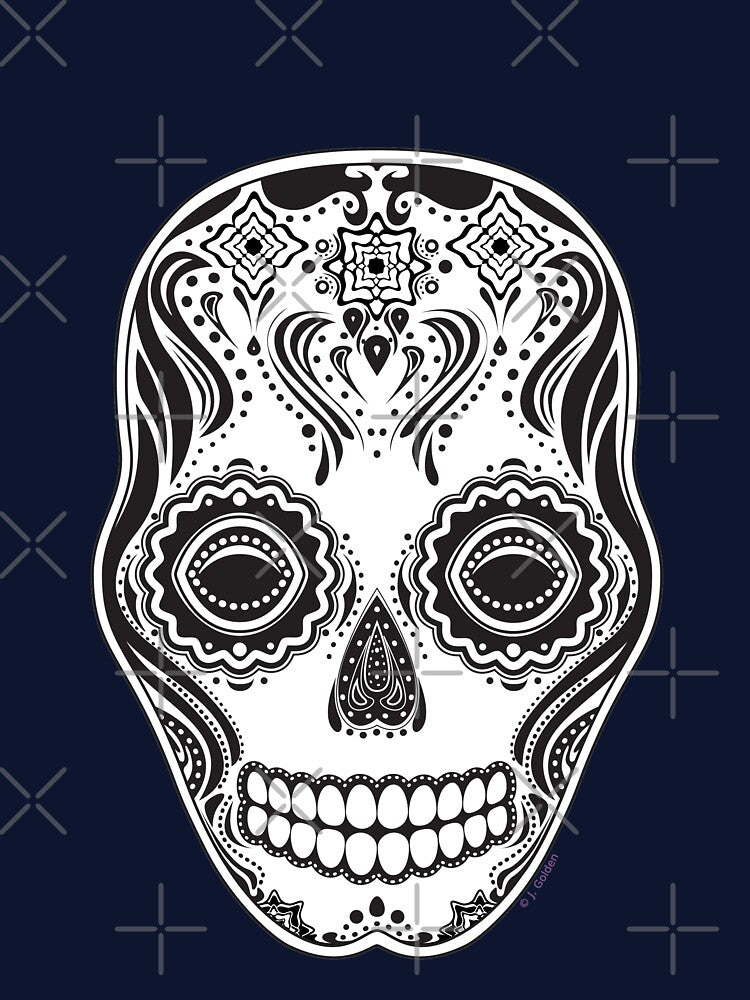 Dia de los Muertos That Girl Skull by JaZilla