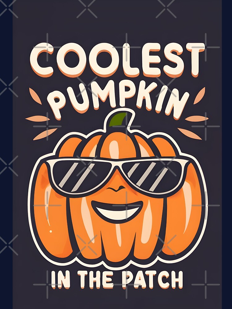 Coolest pumpkin | Funny Pumpkin in the patch | Comic Pumpkin by GENZ-CREATIVES