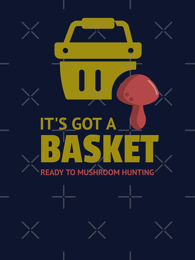 Ready to mushroom hunting basket, funny mushroom tee, mushroom hunters by MushroomHunters