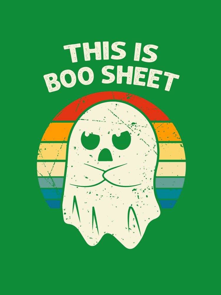 This Is Boo Sheet Ghost Retro Halloween Costume Men Women by Best Selling ⭐⭐⭐⭐⭐(9.0)