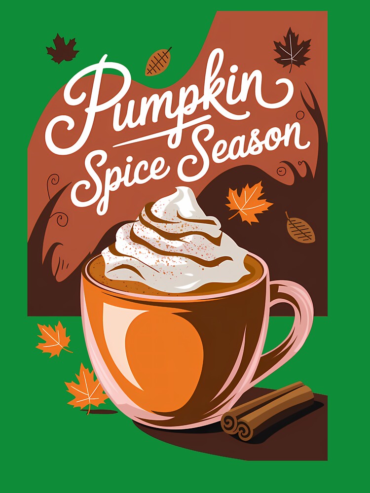 Pumpkin Spice Season by Funny Vintage Stickers And T-Shirts