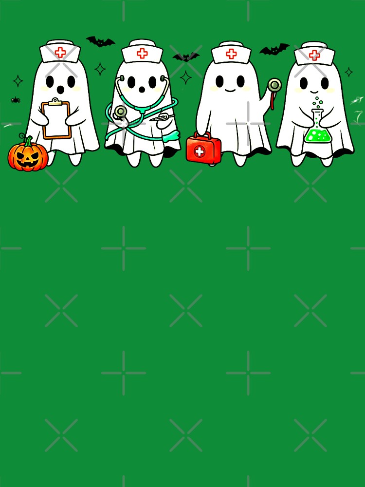 Spooky Cute Nurse Halloween Shirt – Funny RN Skeleton Medical Tee by Teetreasure2