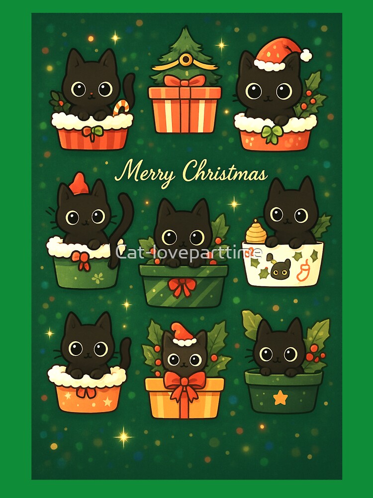 Christmas Kittens in Festive Spirit by Cat-loveparttime