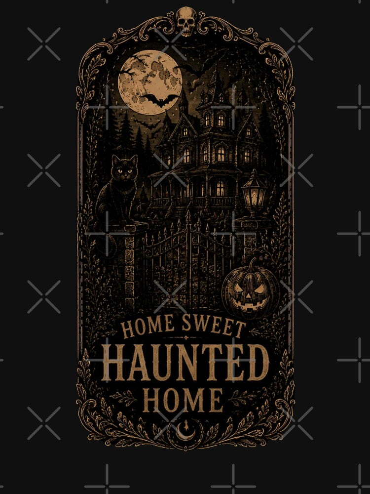Home Sweet Haunted Home Gothic Halloween by Harpagann