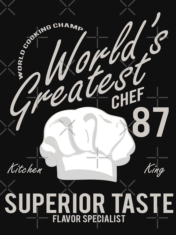 Worlds Greatest Chef Retro Design by JakeRhodes
