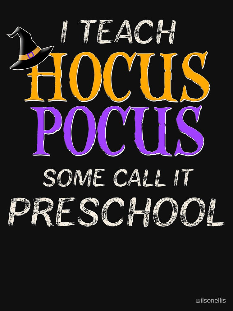 Halloween Teacher Preschool Hocus Pocus by wilsonellis