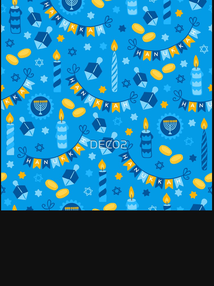 Happy Hanukkah Banner Pattern by DEC02