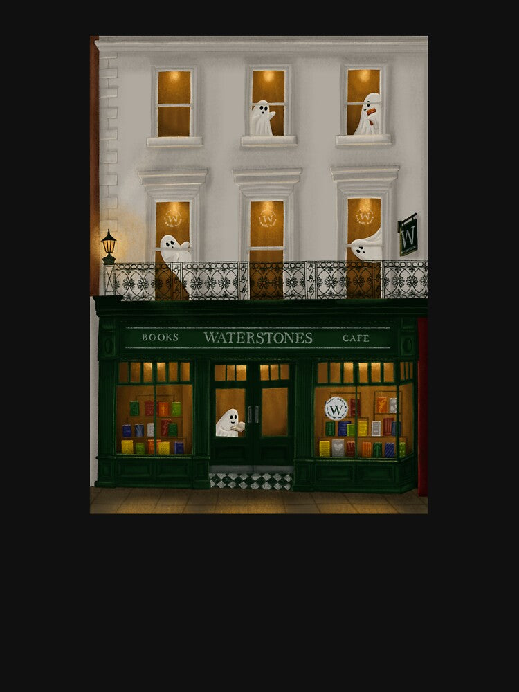 Haunted Bookshop by Hope Olivia Illustrations