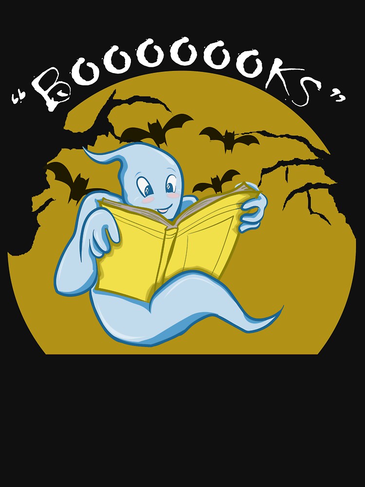 Booooooks Book Lover Halloween Boohoo by assco