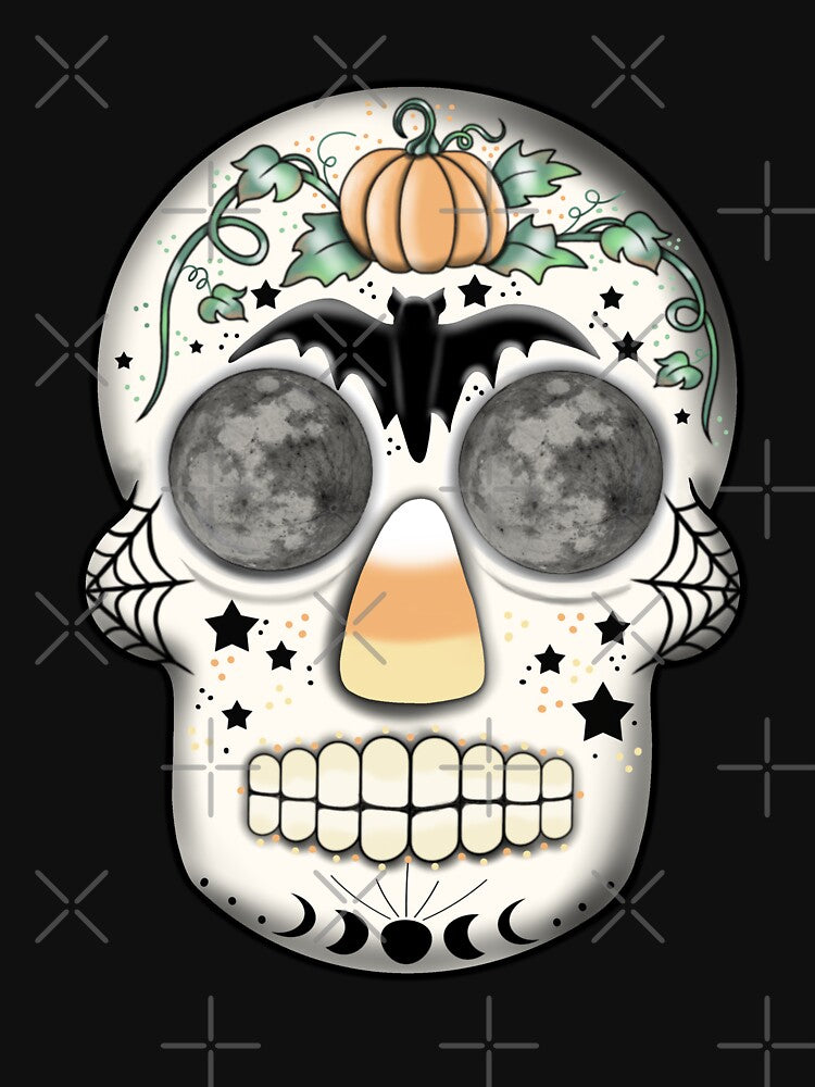 Halloween sugar skull by Manxcraft