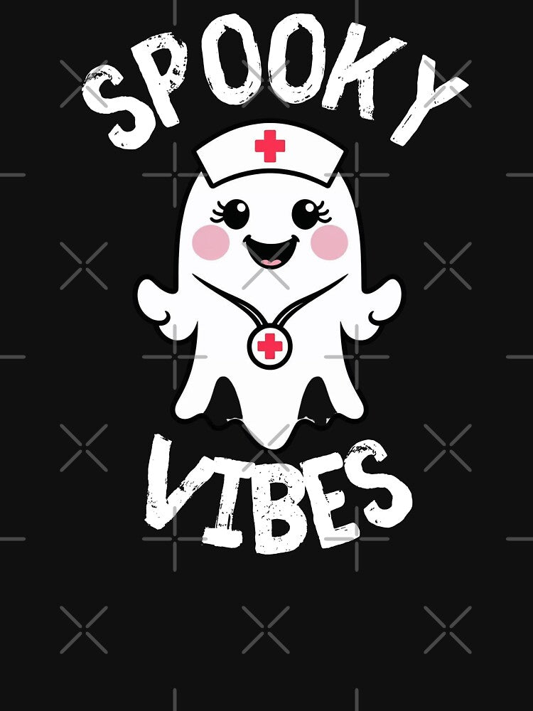Spooky Nurse Vibes – Cute Halloween Ghost for Healthcare Heroes by Coaster Culture Industries
