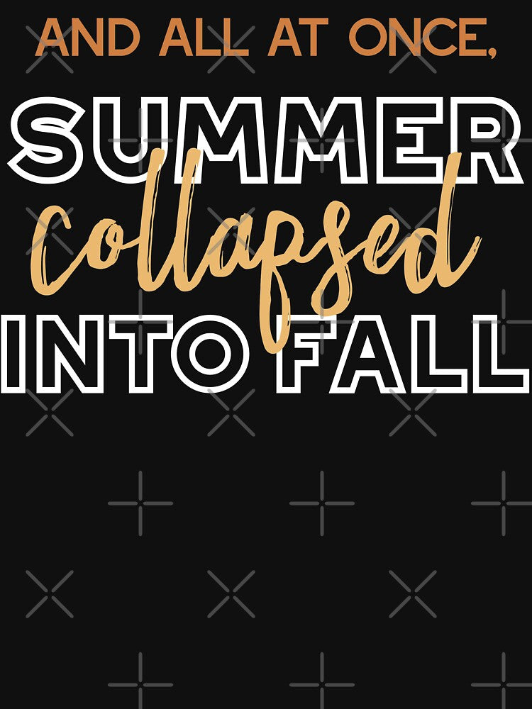 Autumn Maple Tree Leaves Quotes & Pattern by FlinArt