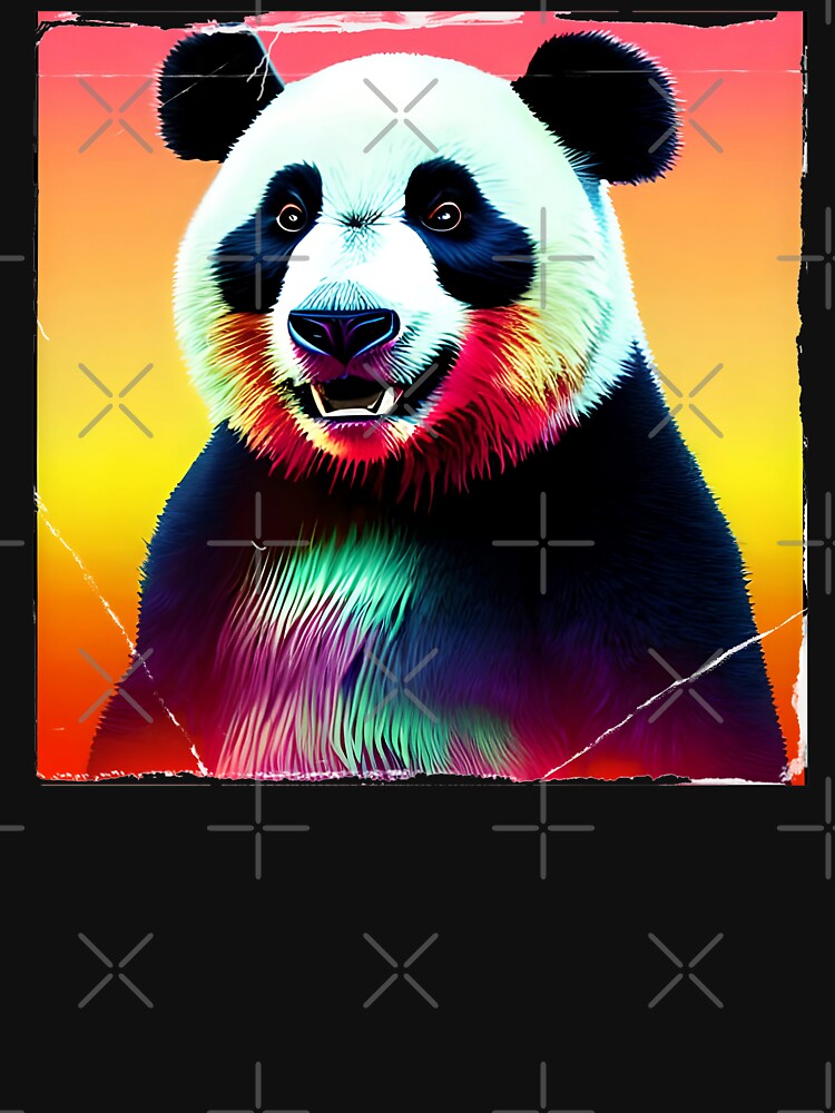 Happy vintage panda by AMGstuff