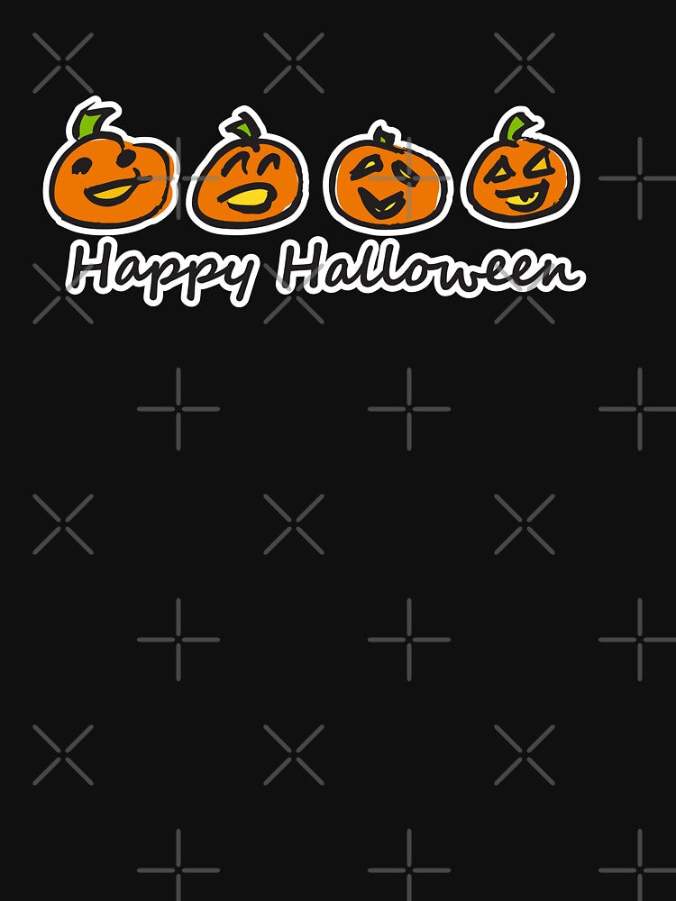 Happy Halloween Jack-o-laterns by Denise Migliaccio