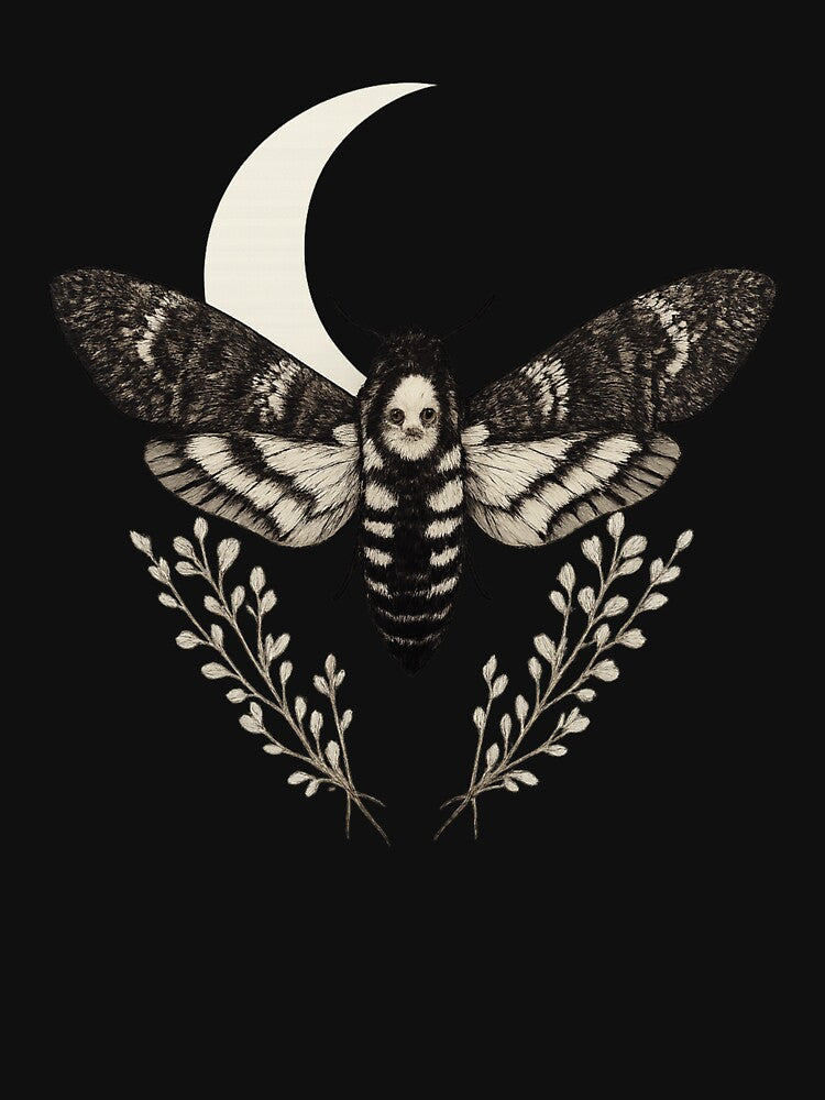 Gothic Moon Moth Graphic by MOCH- ART