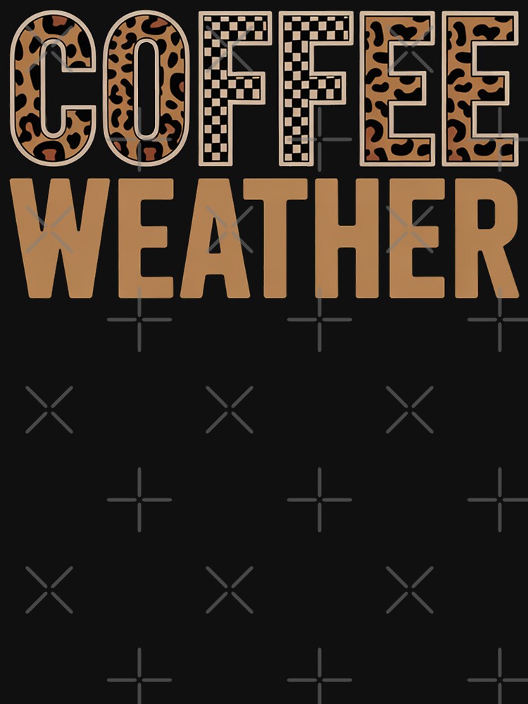 Coffee Weather Coffee Lover Girl Cute Retro Fall Autumn by FreshVibe Prints