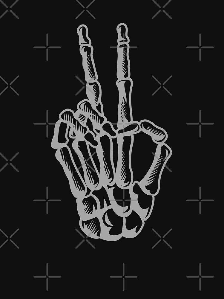 Skeleton hand drawing by The Love Quill