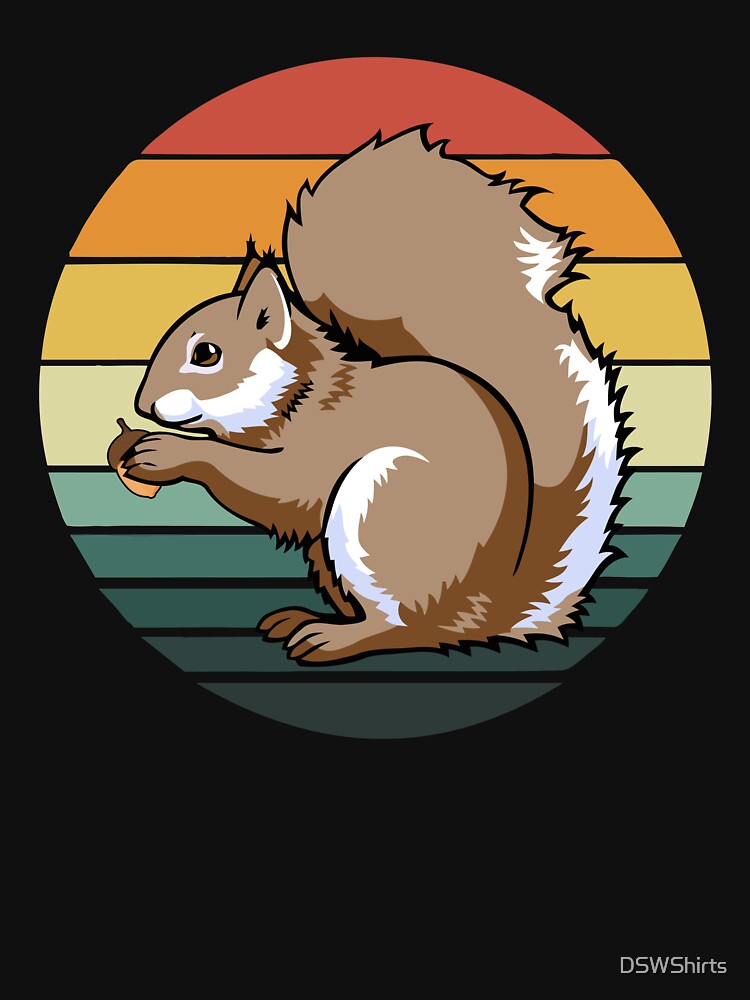 Squirrel Retro Acorn Bird Feeder Squirrel Whisperer by DSWShirts
