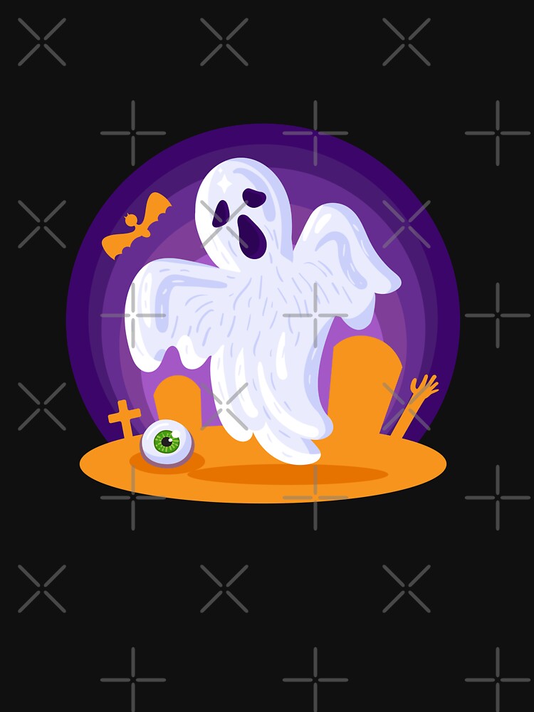 Halloween Ghost Illustration by The Love Quill