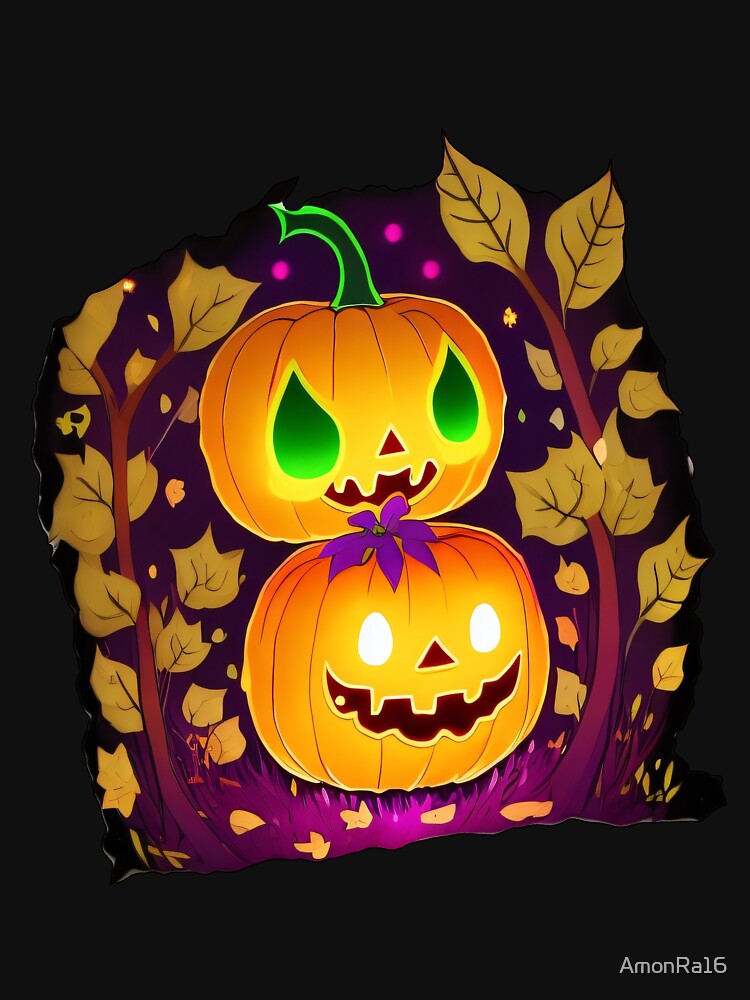 Jack-O-Lanterns in the Enchanted Woods by AmonRa16