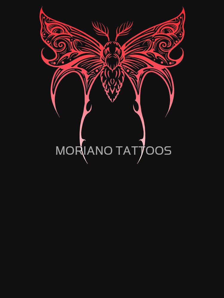 Neo tribal cyber sigilism Moth by MORIANO TATTOOS