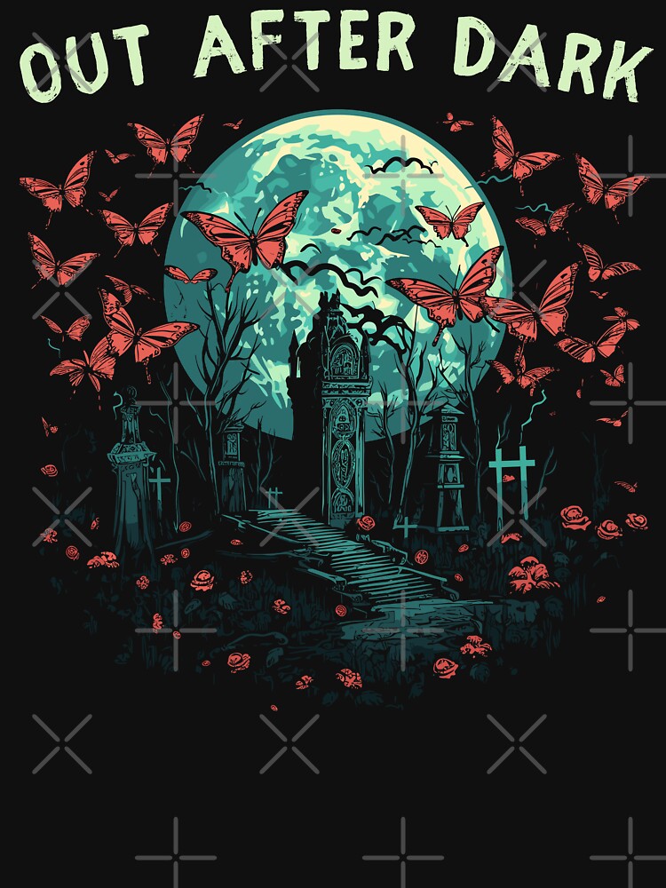Moth Over A Graveyard Out After Dark Gothic Styled by CosyTeal