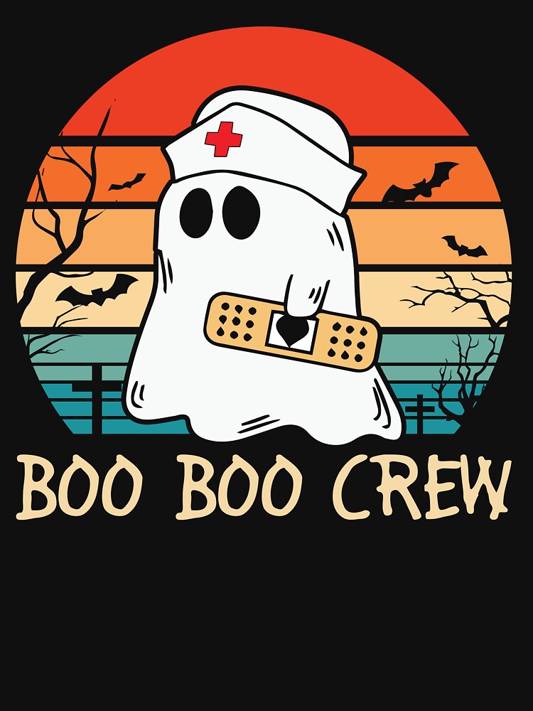 Boo Boo Crew Nurse Funny Halloween Costume Nursing Spooky by iweardesign
