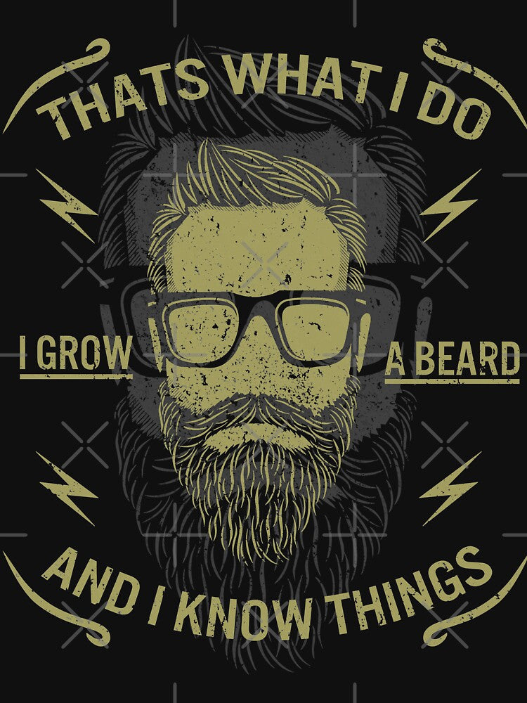 Thats What I Do Beard Retro Vintage Distressed Design by JakeRhodes