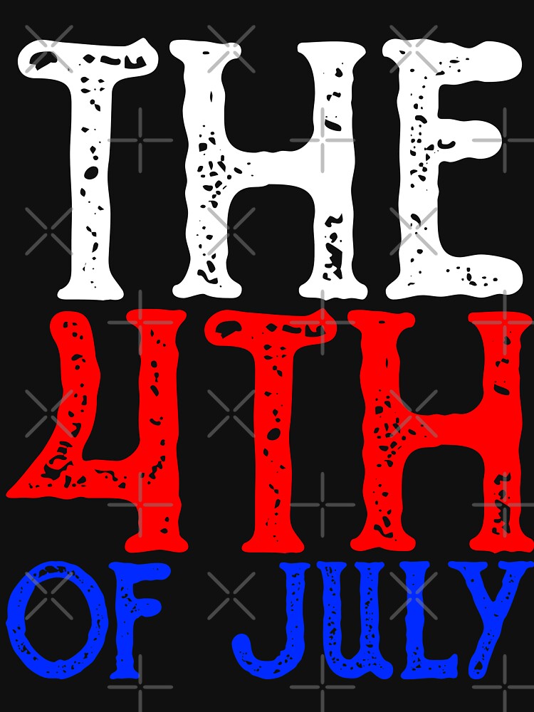 4th Of July Retro Vintage Distressed Design by JakeRhodes