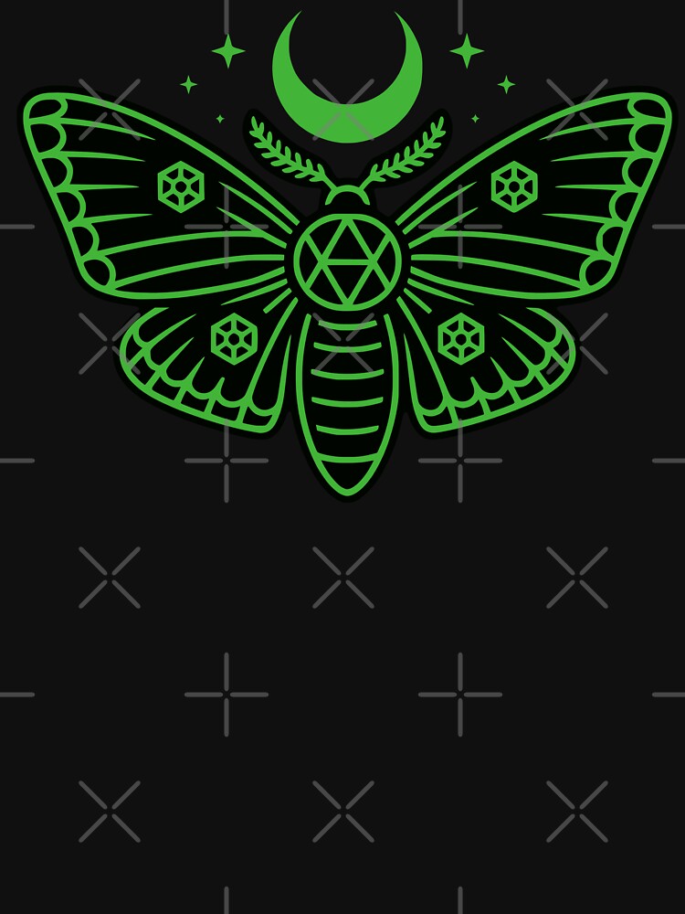 Green Celestial Death Moth – Dark Aesthetic by MavtM