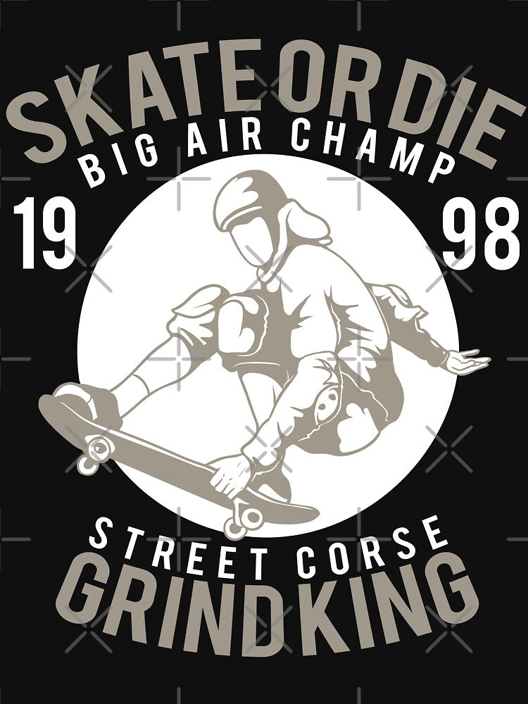 Skate Or Die Retro Vintage Distressed Design by JakeRhodes