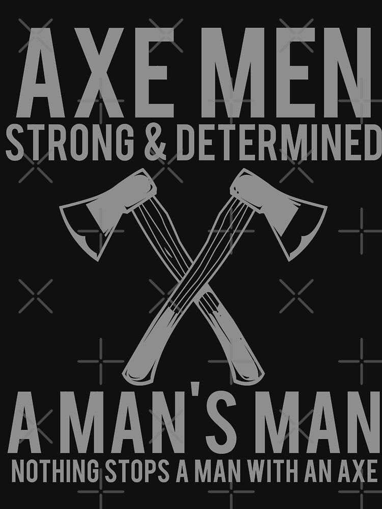 Manly Axe Retro Vintage Distressed Design by JakeRhodes
