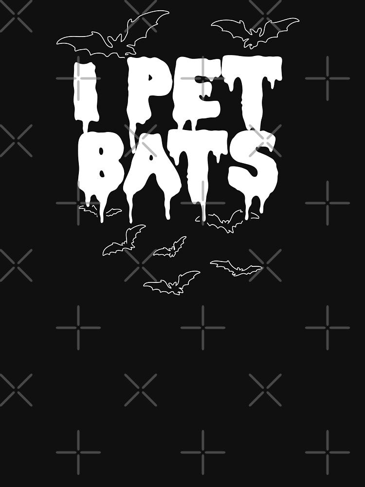 Bat Lover Quote I Pet Bats - Horror Font by Ikaroots