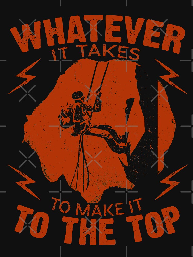 Rock Climbing Retro Vintage Distressed Design by JakeRhodes
