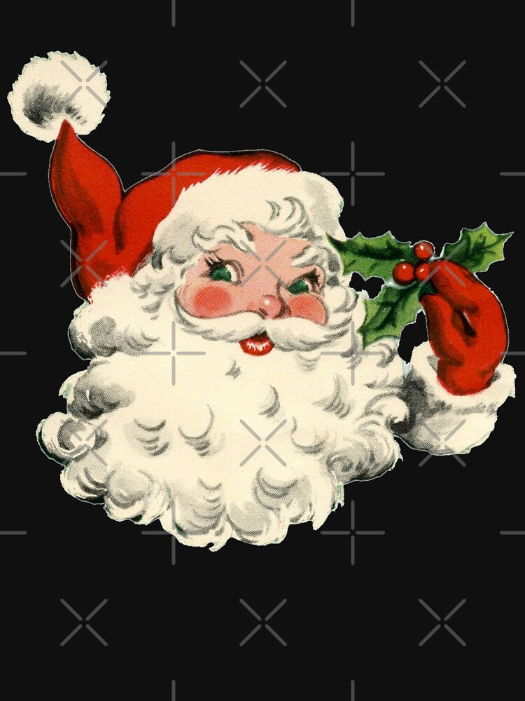 Vintage Retro Santa Christmas by CoolDesign-AS