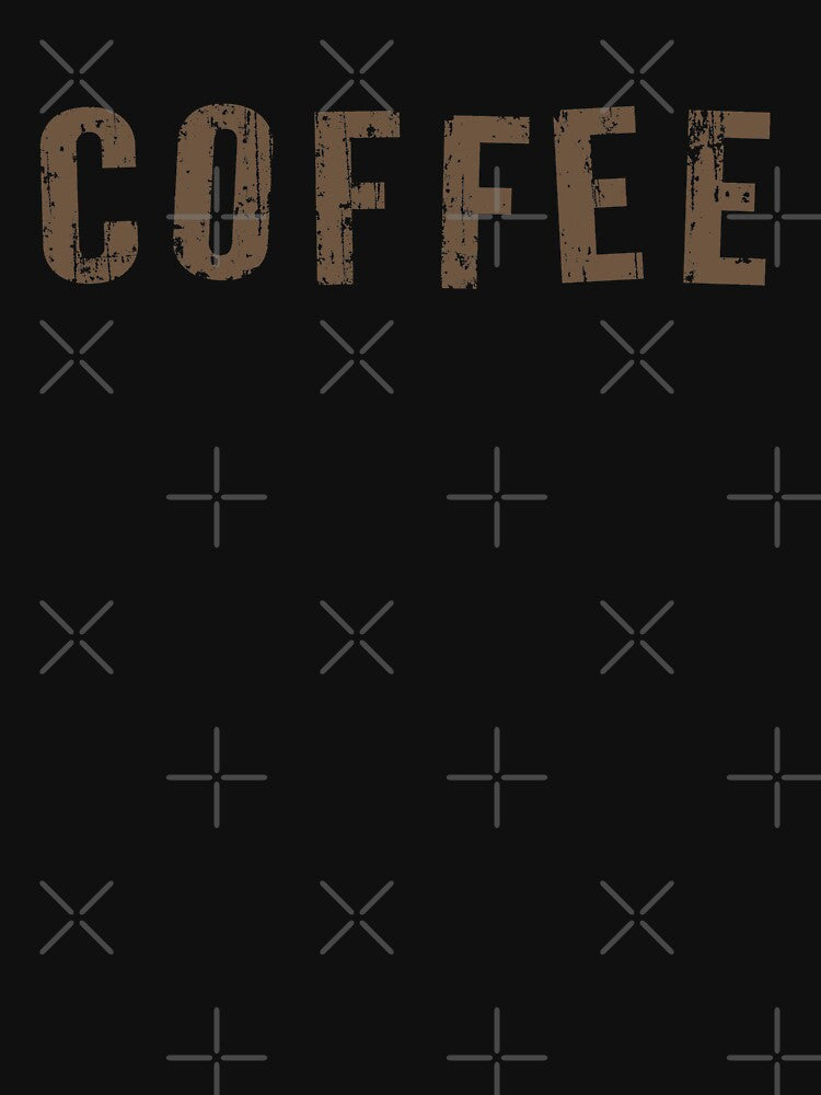 Coffee distressed lettering by polygrafix