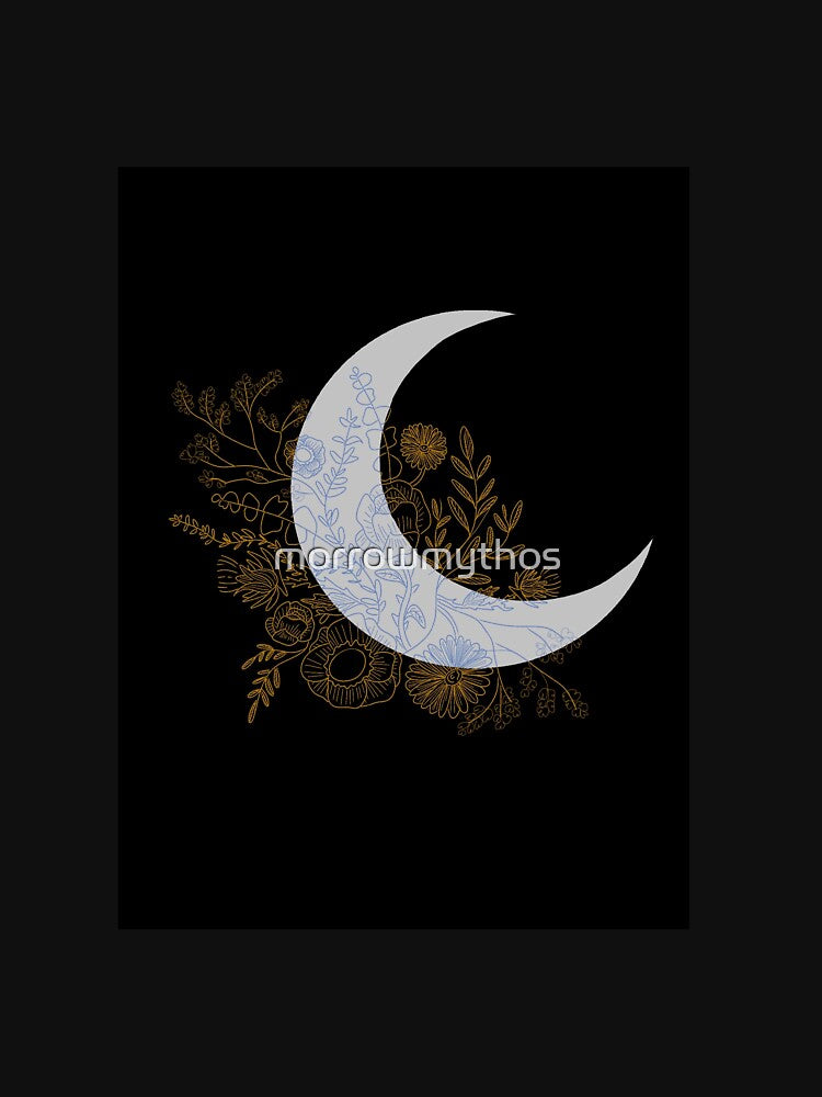 Floral Moon by morrowmythos