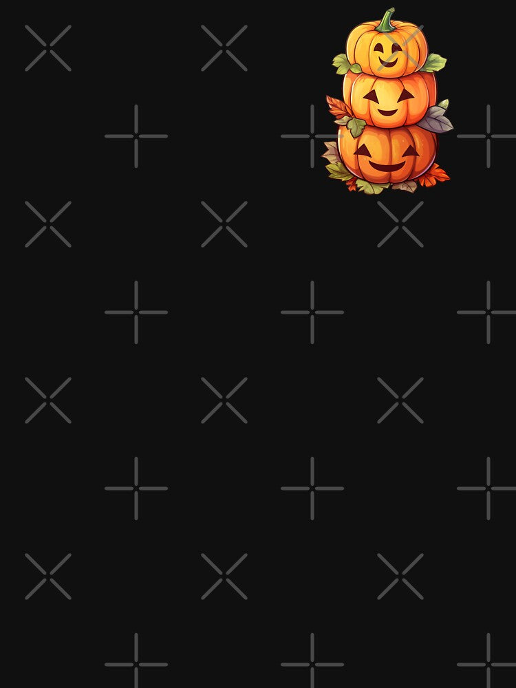 Stack of halloween pumpkins by Misaligned Design