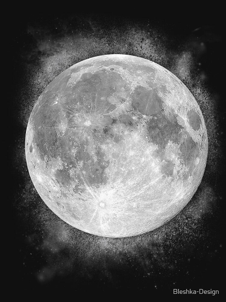 Full Moon and Stars by Bleshka-Design