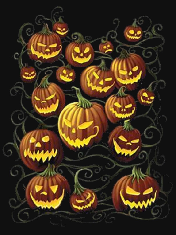 PUMPKIN PATCH AT MIDNIGHT by HAUNTERSDEPOT