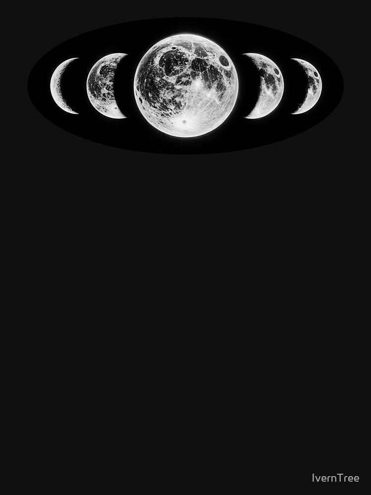 Moon phases sticker classic by IvernTree