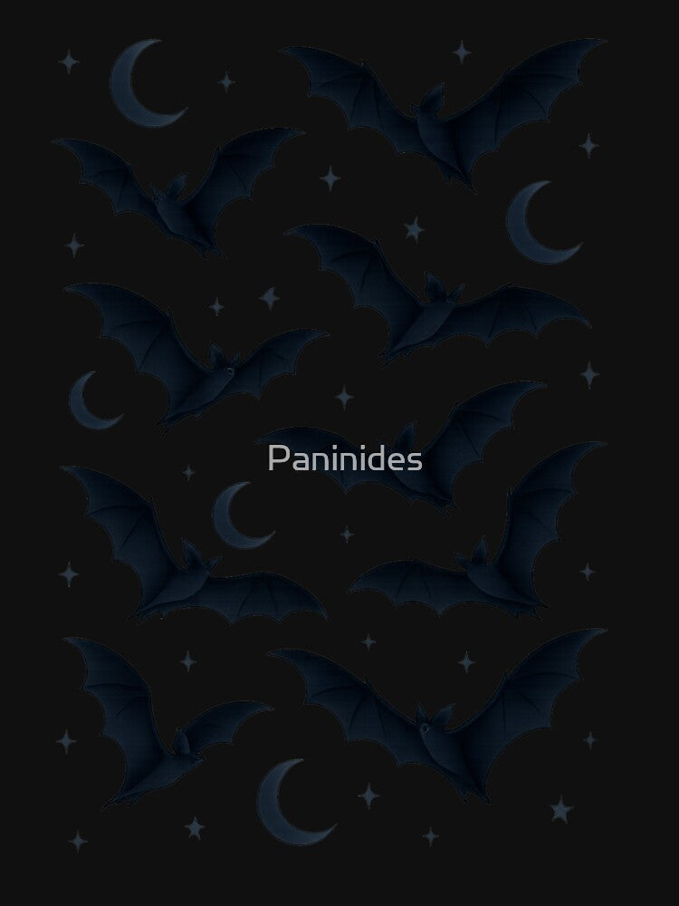 Midnight Bats & Moons by Paninides