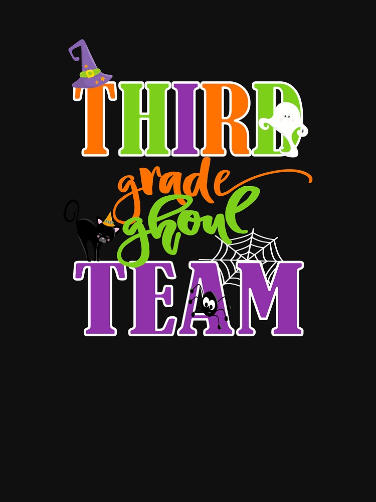 3rd Grade Ghoul Team Cute Halloween Teacher Student Gift by Sapphire Star