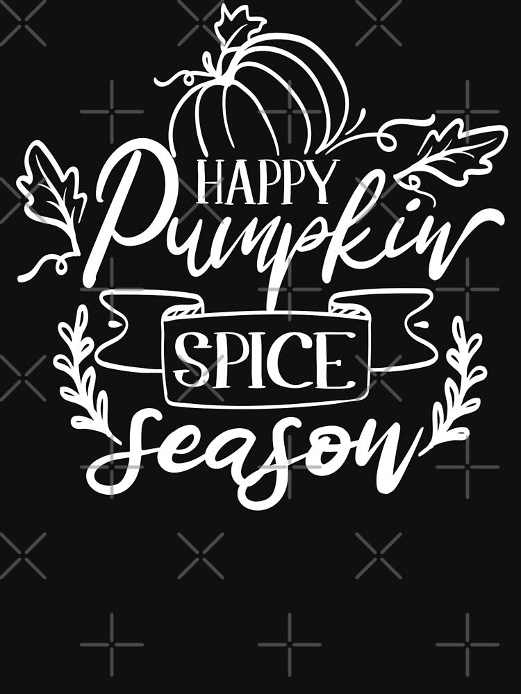 Happy Pumpkin Spice Season Dark Edition - Autumn Fall And Halloween by Karnefa