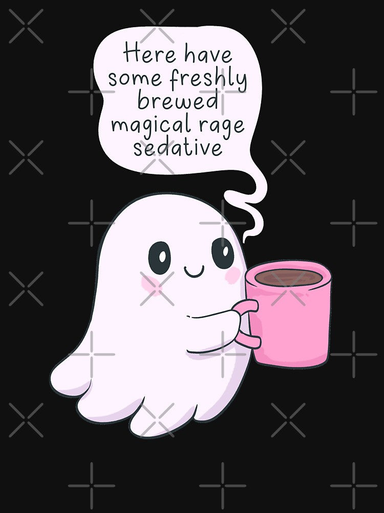 Cute Ghost Coffee – Magical Rage Sedative by Jess.a.creates