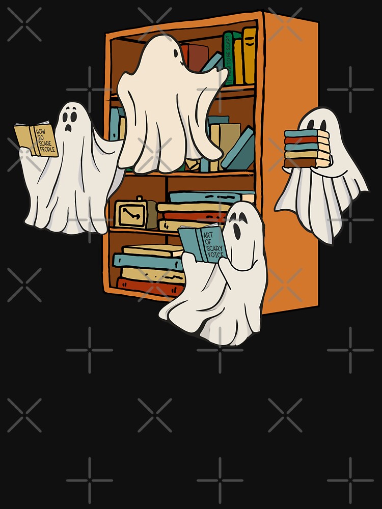 Boo Ghost Reading Books Lover Teacher Halloween Costume by alenaz