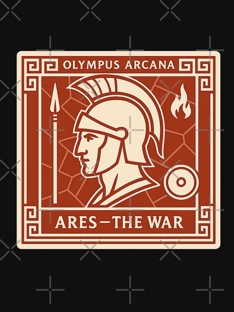 Ares — The War | Greek Mythology Tarot Card by Bratak