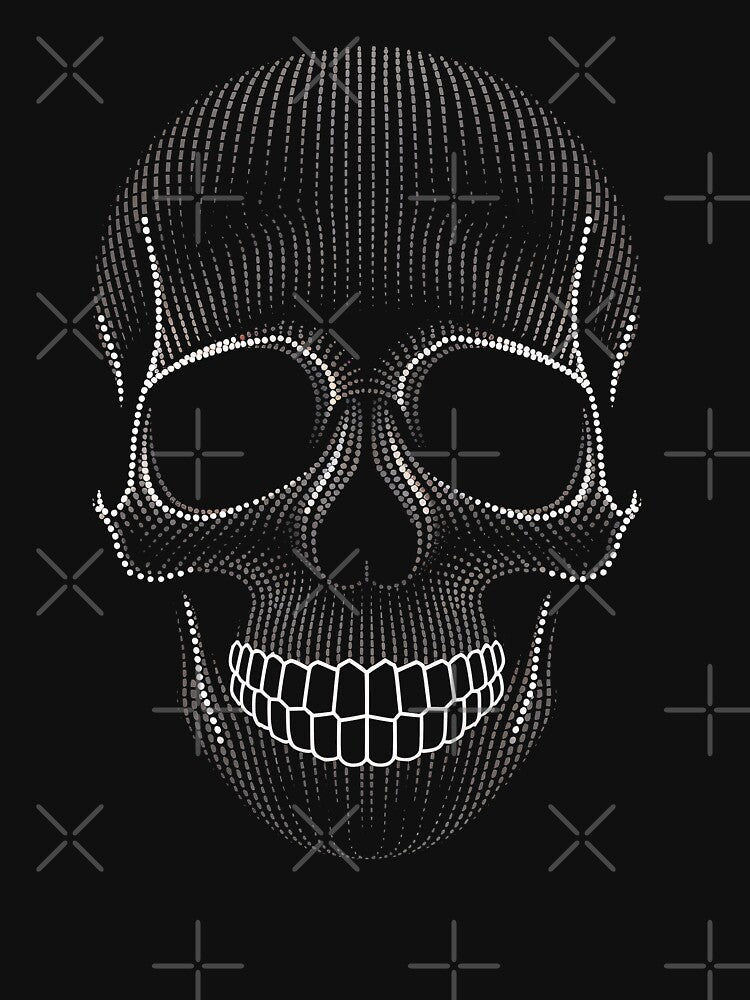 White Skulls Halloween Skeleton Men Women by rafaeltto