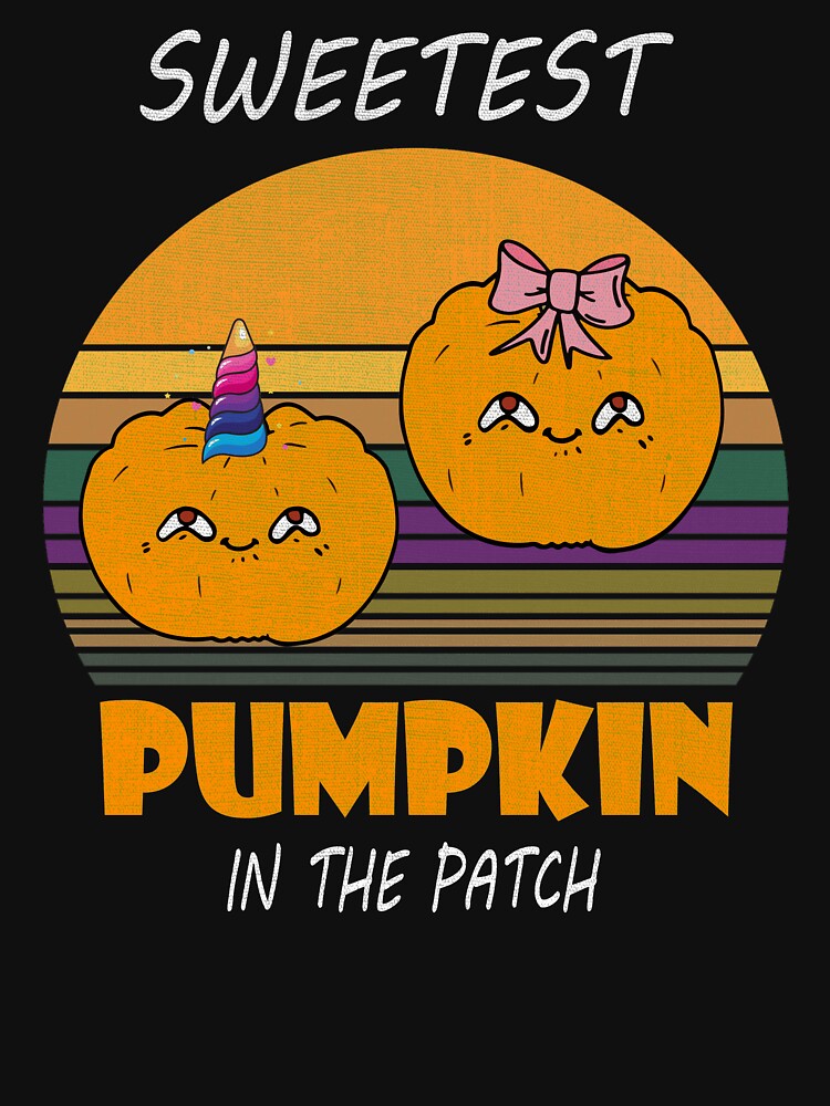 Sweetest Pumpkin In The Patch Funny Halloween Gift for Boys Girls Men Womens by sichaz